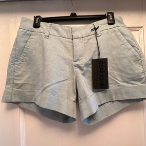 New Dear John Finnegan teal green cuffed short